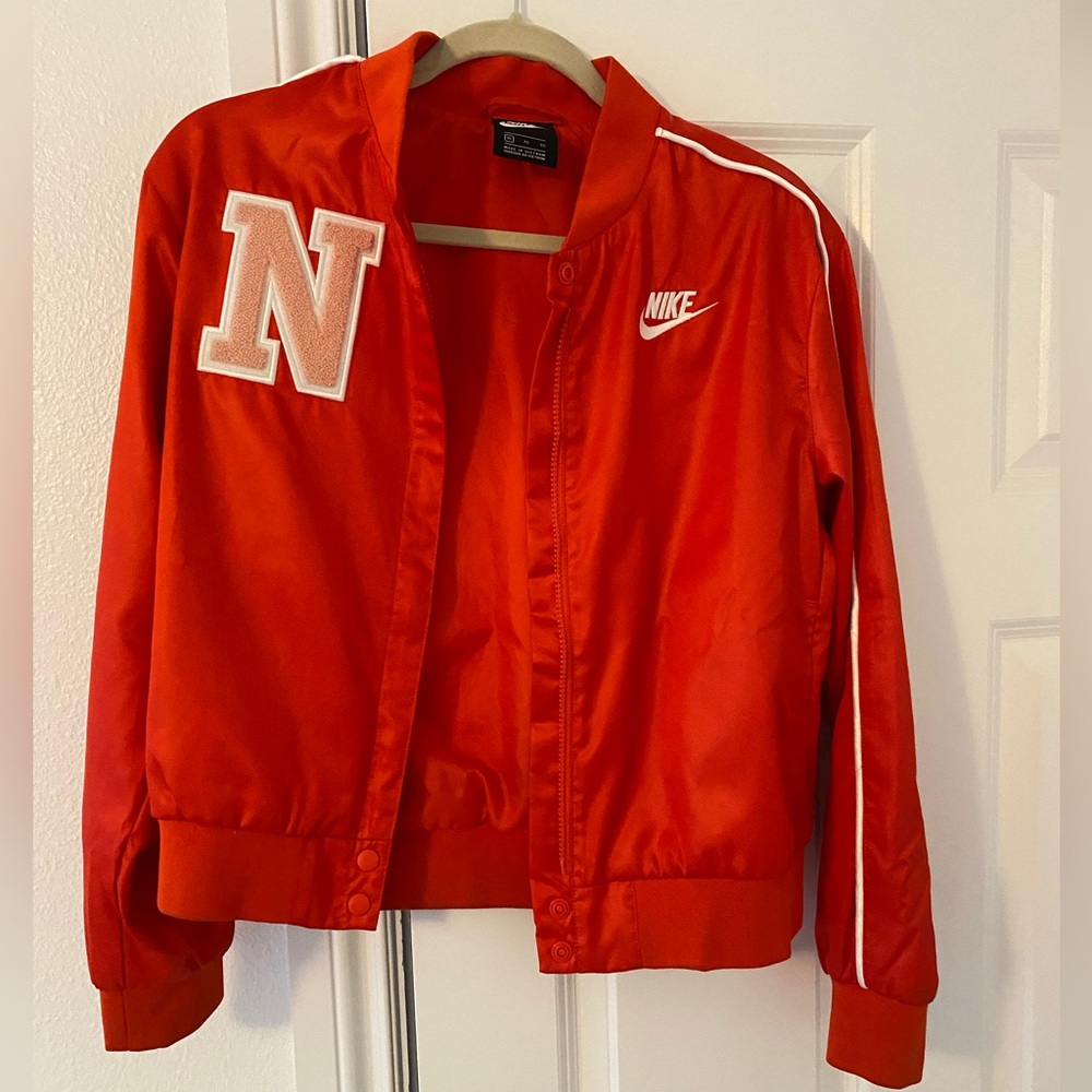 Nike Letterman Jacket Size XL (girls 14-16)
